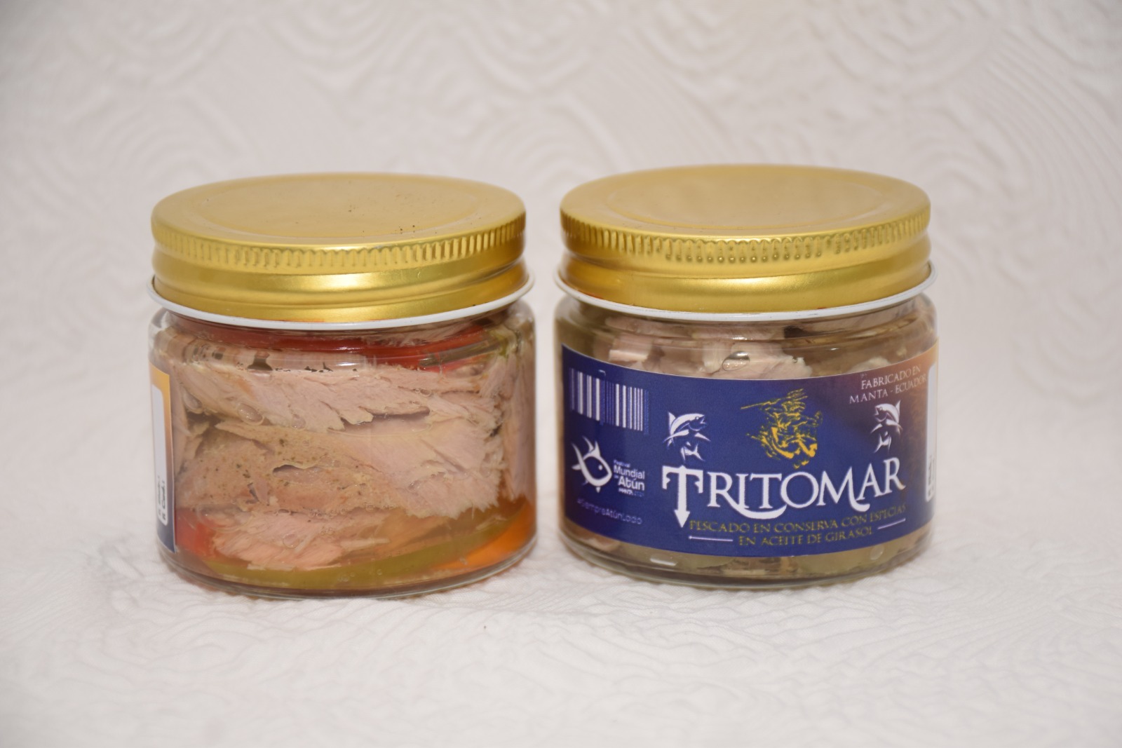 Atún Tritomar con pimientos dulces